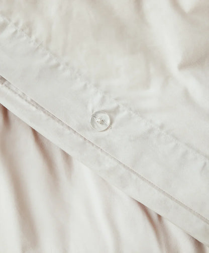 organic cool-air percale duvet cover