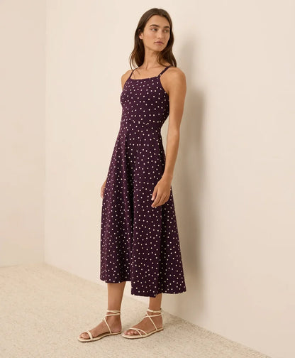 clearance fit & flare midi dress