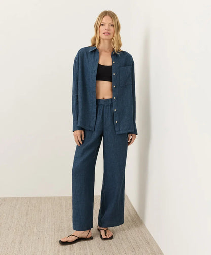 clearance linen easy trouser pant