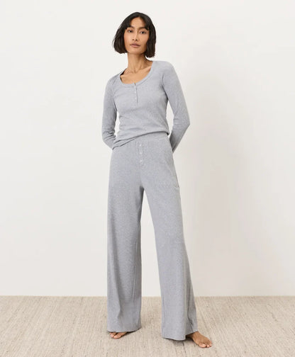 clearance dream rib wide leg lounge pant