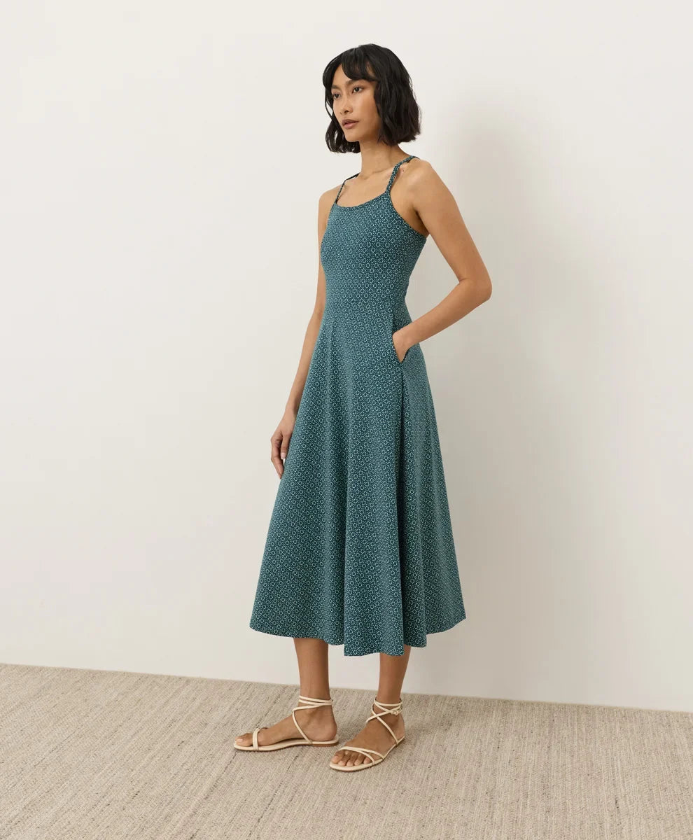 clearance fit & flare midi dress