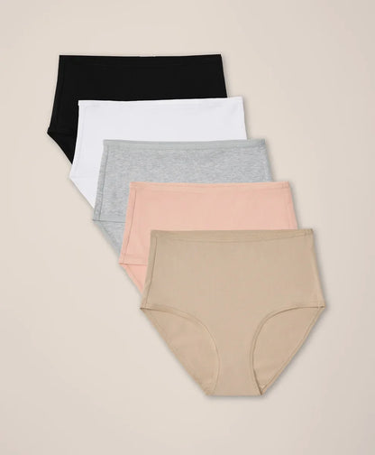 clearance everyday high rise brief 5-pack
