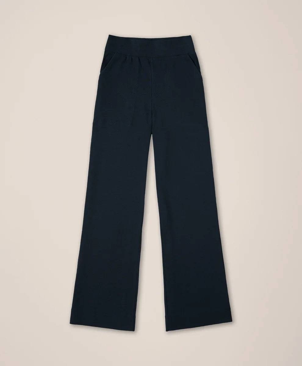 clearance easy rib wide leg lounge pant