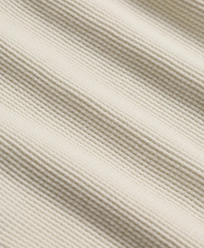 clearance thermal waffle henley pullover
