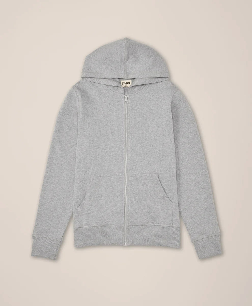 clearance brushed fleece zip hoodie