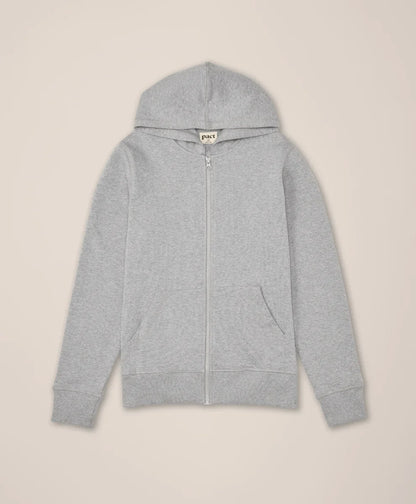 clearance brushed fleece zip hoodie